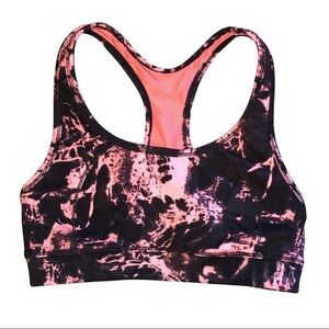 3/$25 🍄 Calvin Klein Pink and Black Racerback Sports Bra Size XS